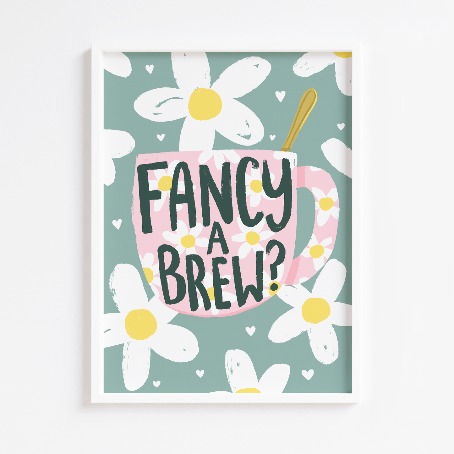 Flower Brew Mug Print