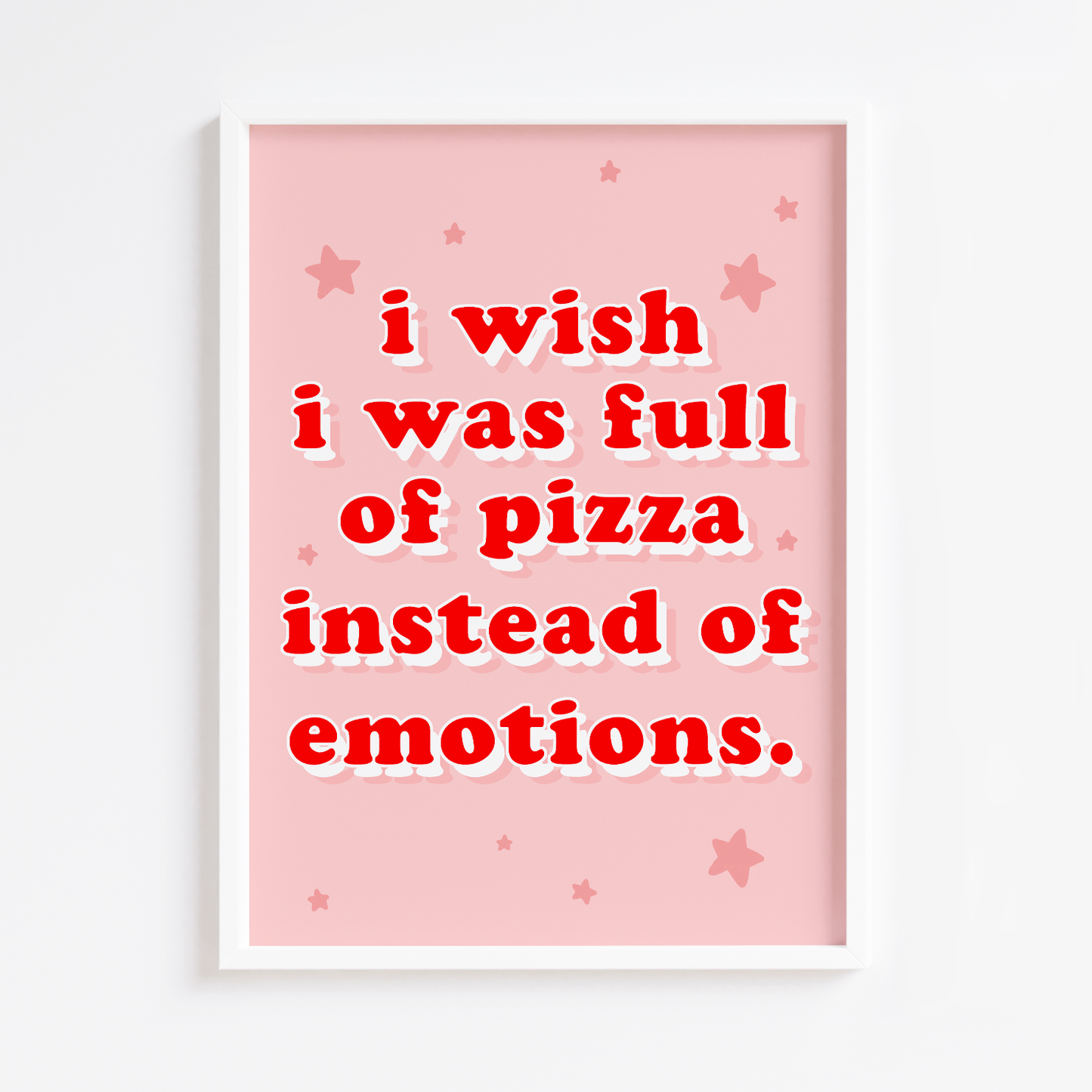 Pizza Instead of Emotions