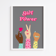 Load image into Gallery viewer, Girl Power Hands Print
