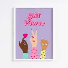 Load image into Gallery viewer, Girl Power Hands Pink Print
