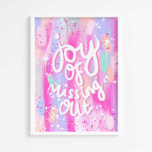 Joy of Missing Out White