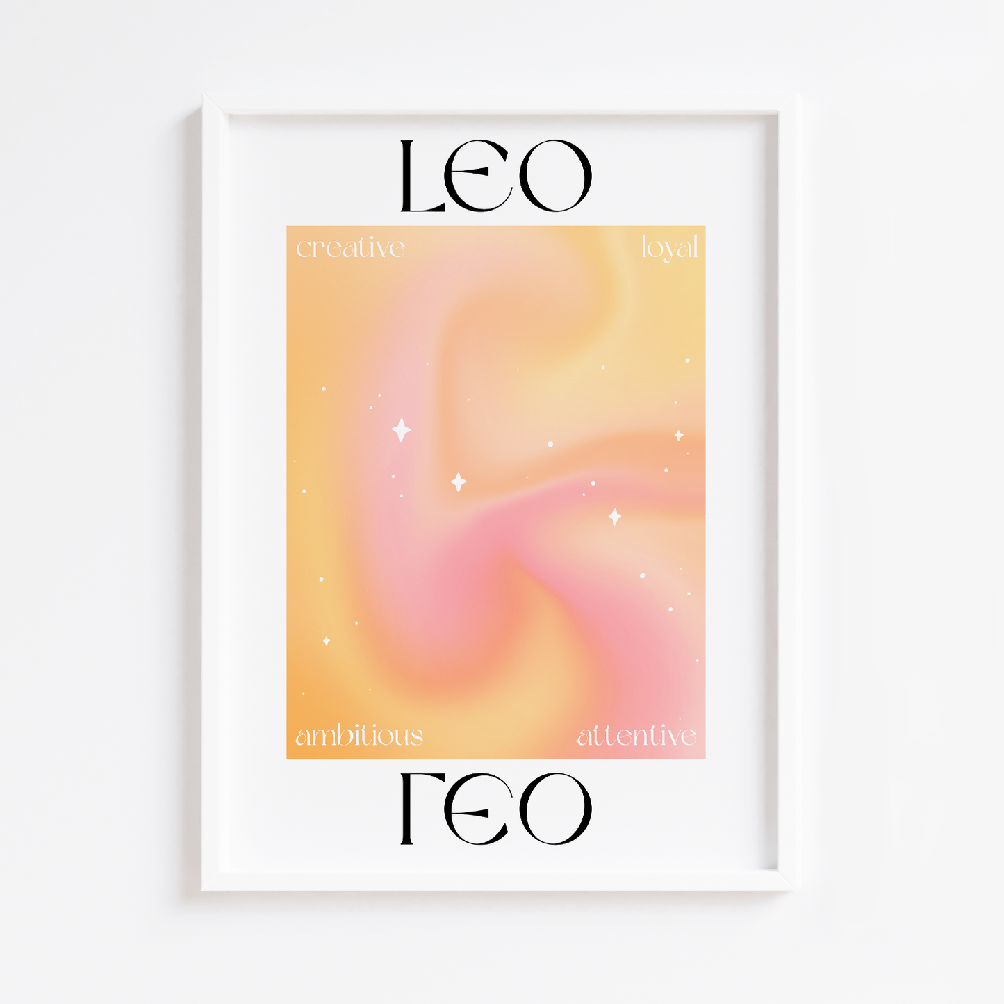 Leo Zodiac Print