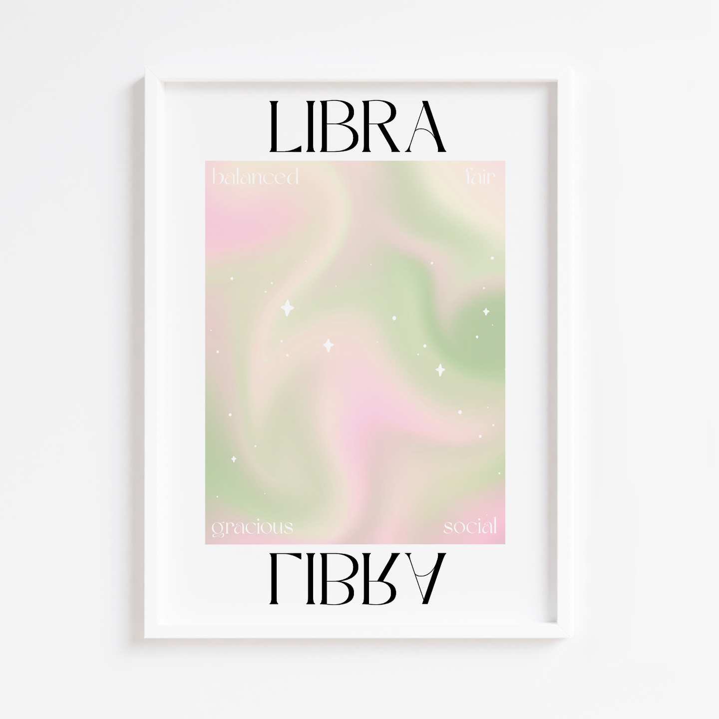 Libra Zodiac Print
