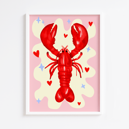 Lobster Love Print