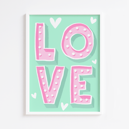 Love Lights Print