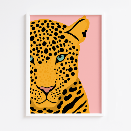 Mustard Leopard Print
