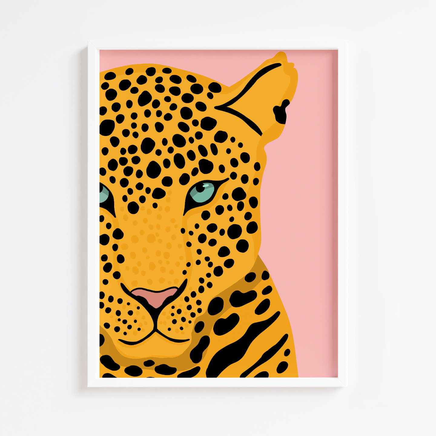 Mustard Leopard Print
