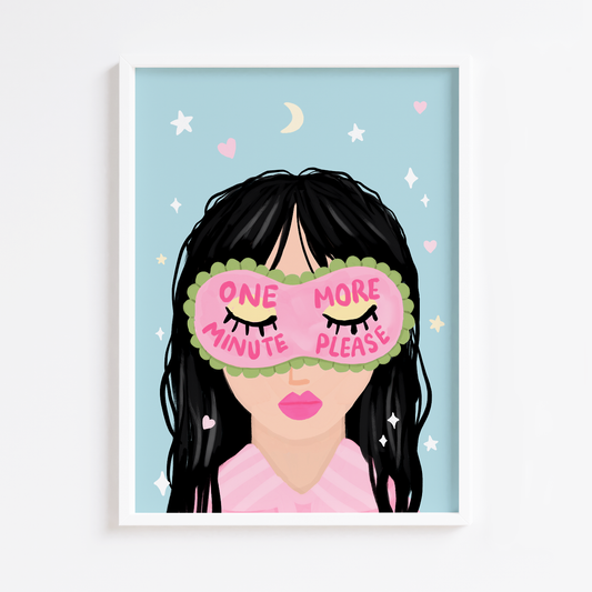 Sleep Mask Girl Print