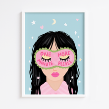Load image into Gallery viewer, Sleep Mask Girl Print

