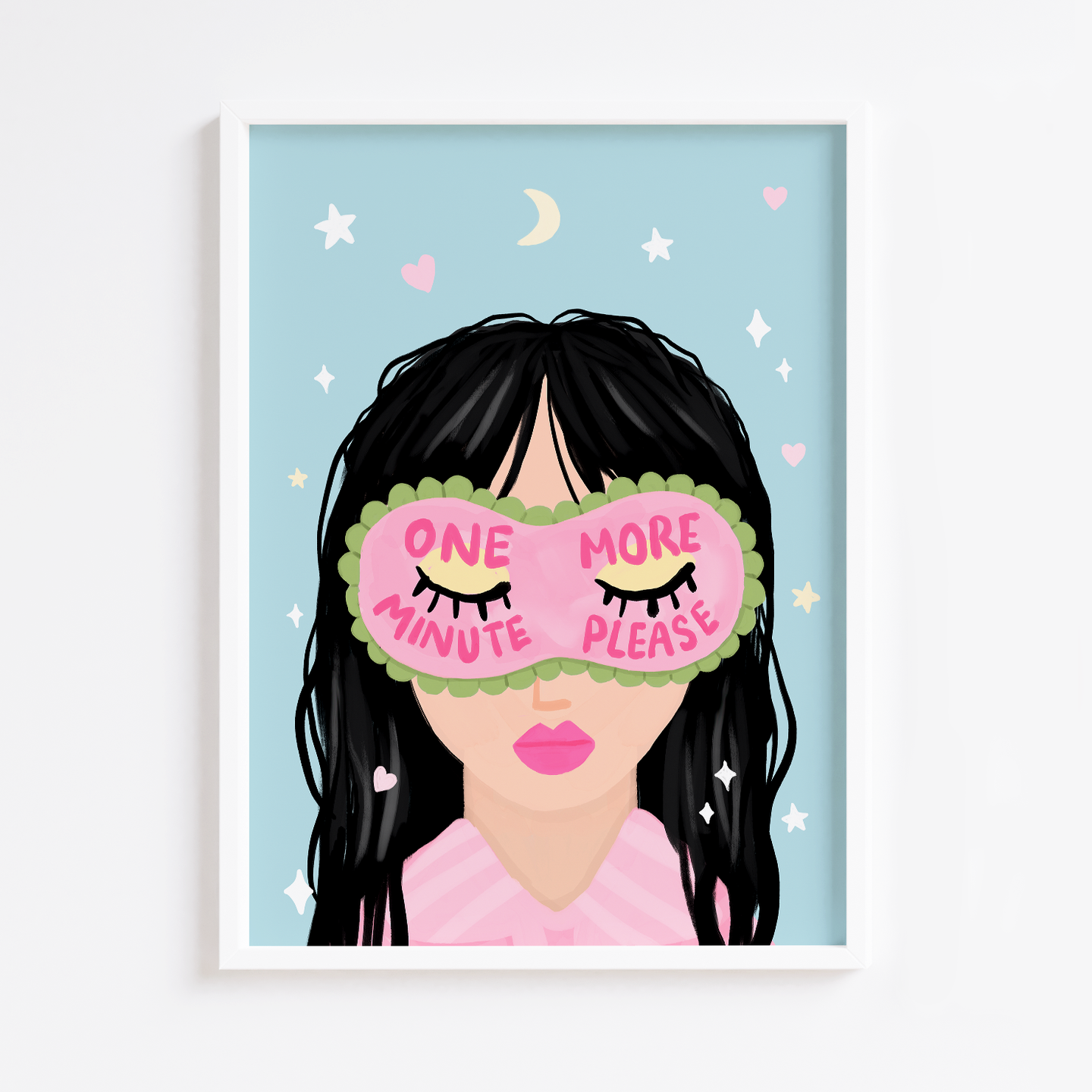 Sleep Mask Girl Print