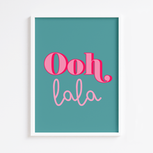 Load image into Gallery viewer, Ooh LaLa Teal Print
