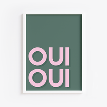 Load image into Gallery viewer, Oui Oui Pink Print
