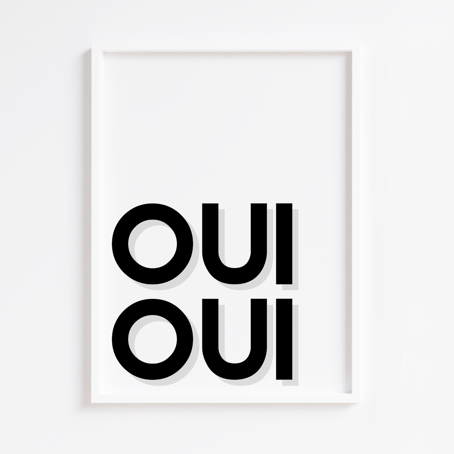 Oui Oui Green Print
