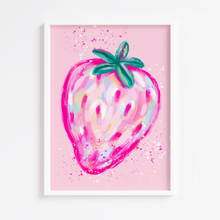 Load image into Gallery viewer, Painted Strawberry Print
