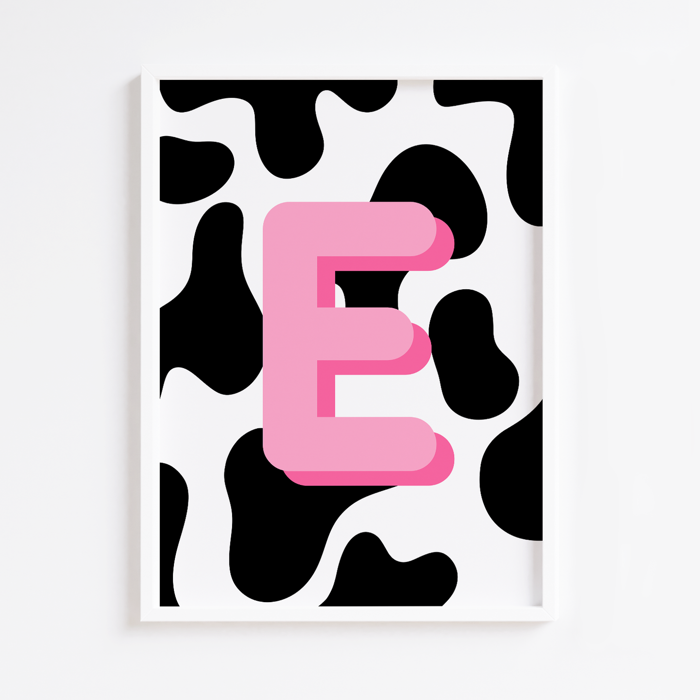 Personalised Cow Initial Letter