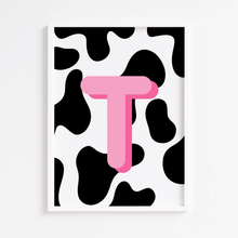 Load image into Gallery viewer, Personalised Cow Initial Letter
