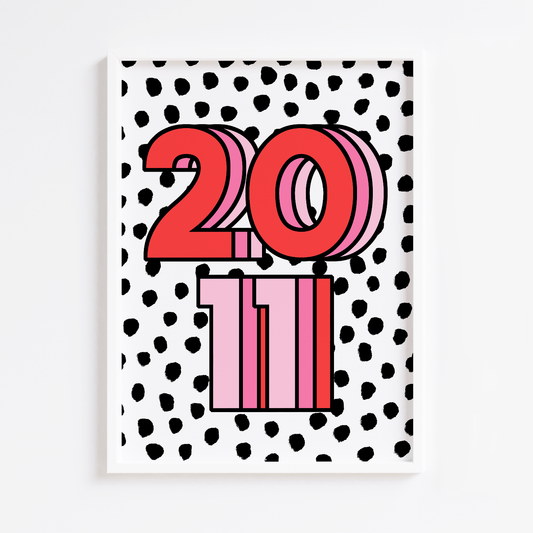 Birth Year Custom Print