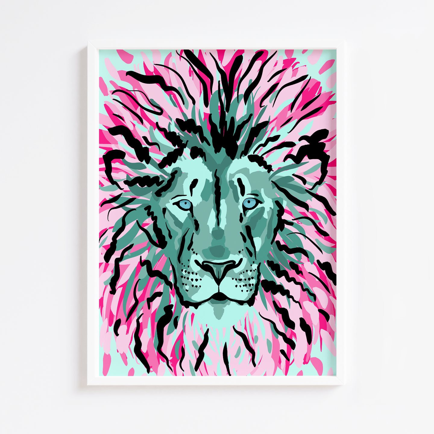 Pink Lion Mane