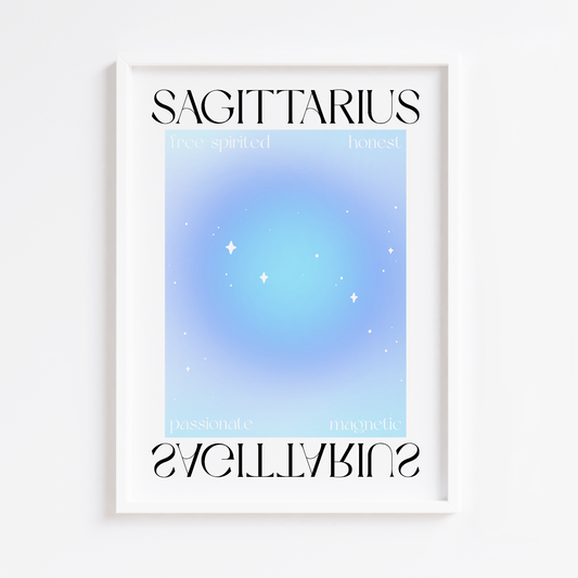 Sagittarius Zodiac Print