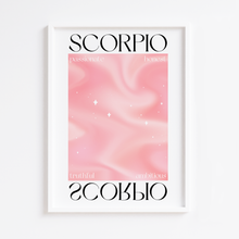 Load image into Gallery viewer, Scorpio Zodiac Print

