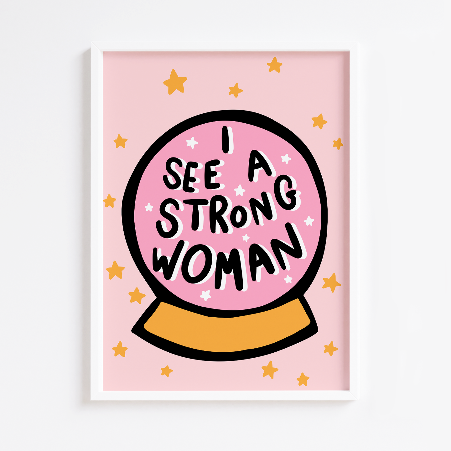 I See A Strong Woman Print