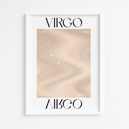 Virgo Zodiac Print