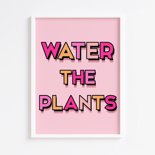 Water the Plants Print