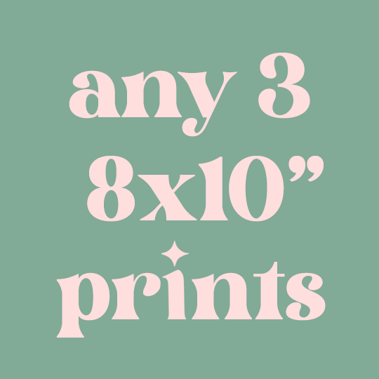 Any 3 8x10 Prints Mix and Match