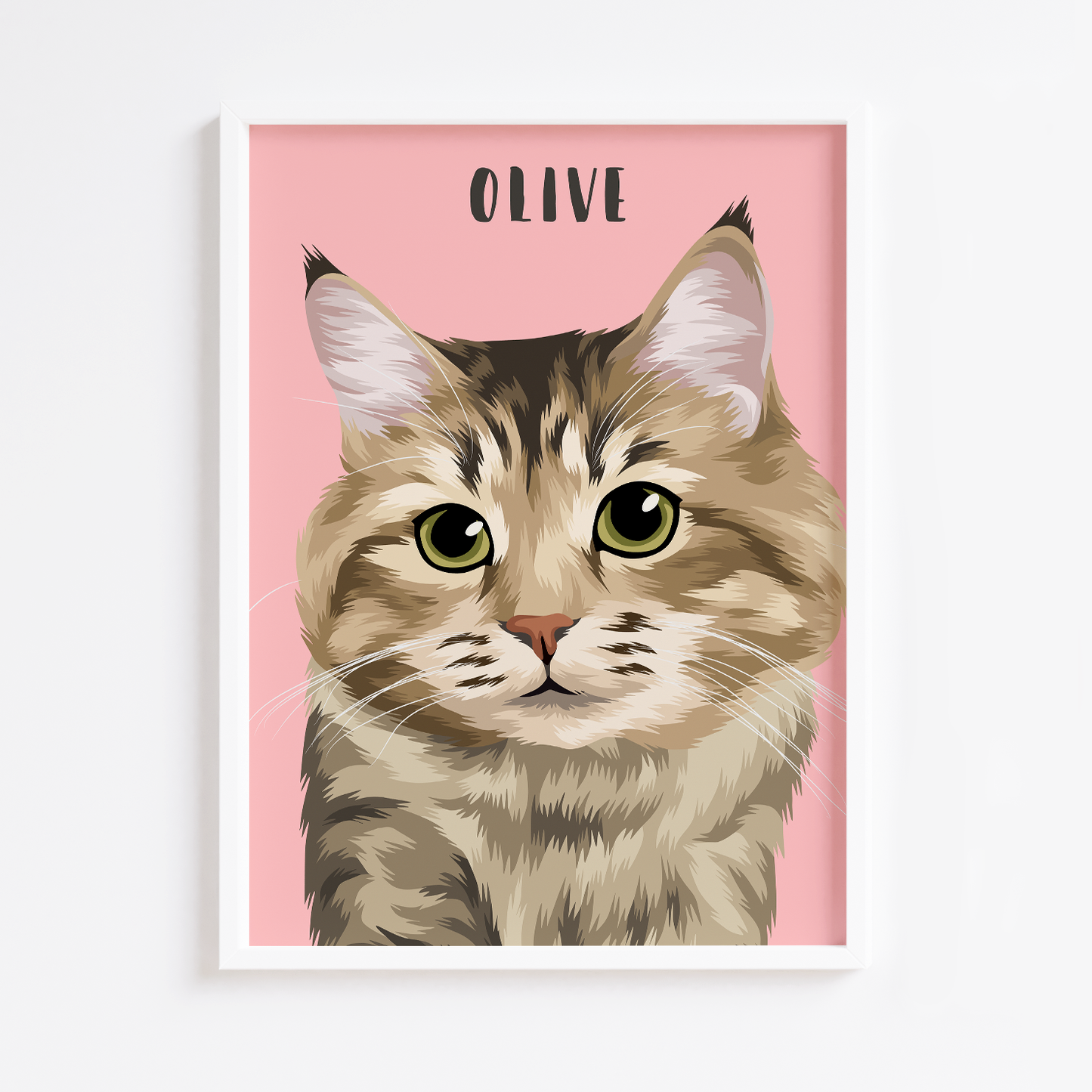 Custom Cat Portrait Print
