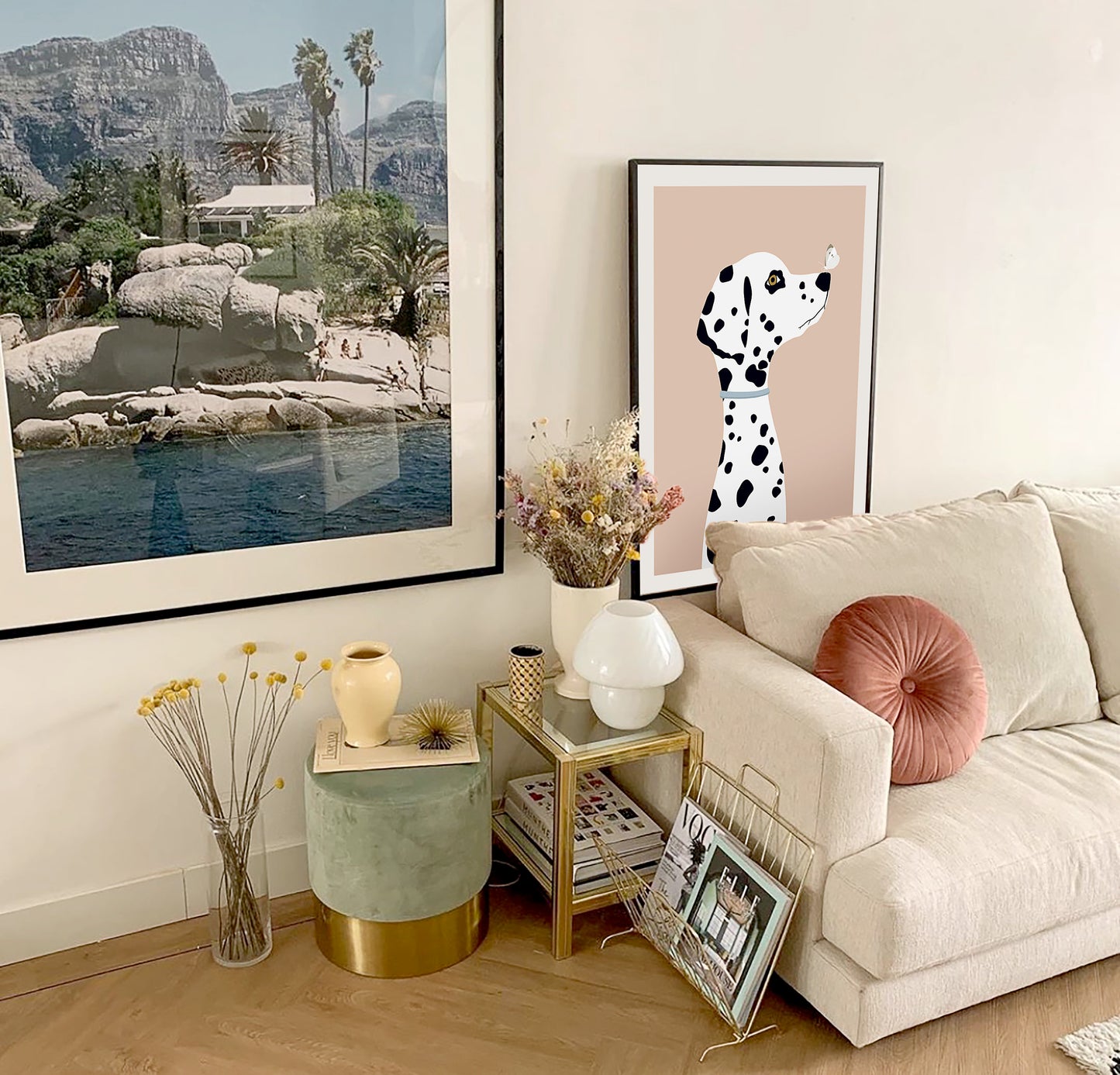 Abstract Dalmatian Print