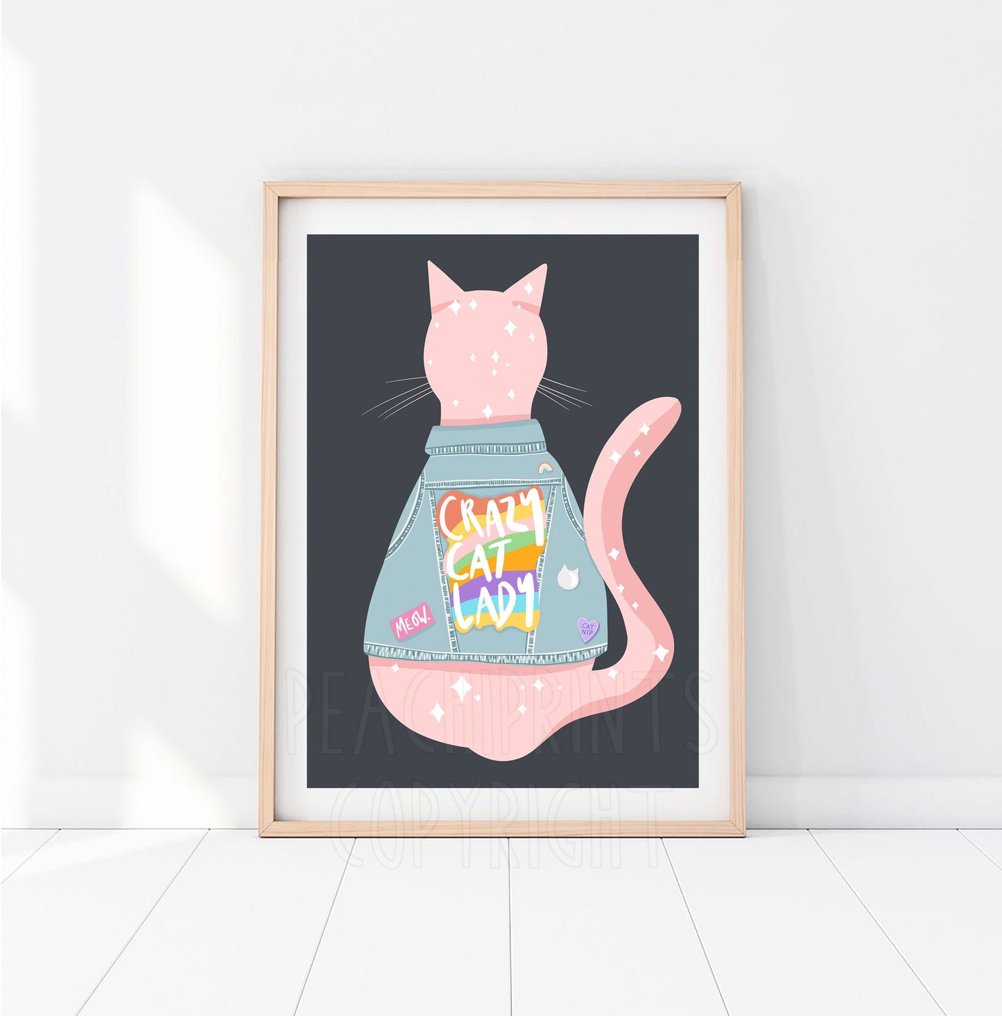 Crazy Cat Lady Print