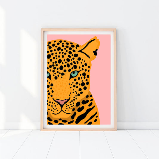 Mustard Leopard Print