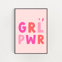 Load image into Gallery viewer, Girl Power Letters Print
