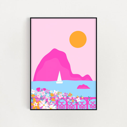 Pink Island Balcony