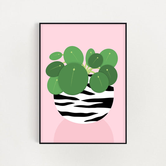 Chinese Money Plant Print