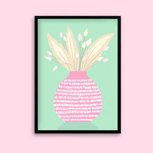 Load image into Gallery viewer, Pink Vase Pampas
