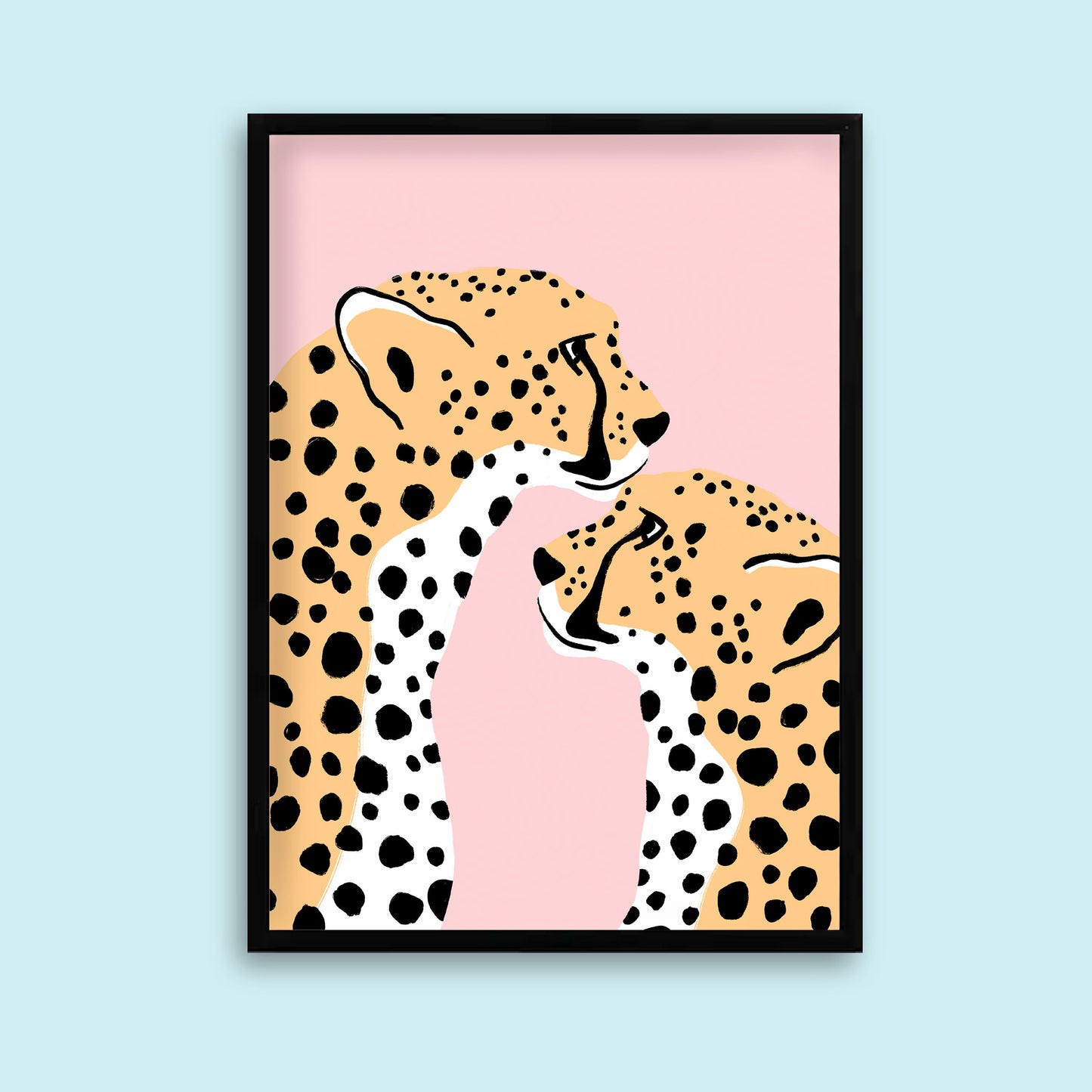 Cheetah Love Pink Print