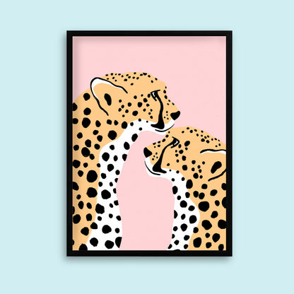 Cheetah Love Pink Print