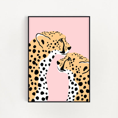 Cheetah Love Pink Print