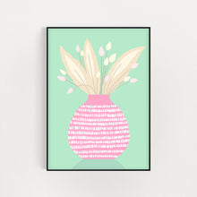 Load image into Gallery viewer, Pink Vase Pampas
