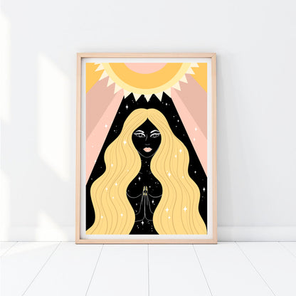 Sun Goddess Print