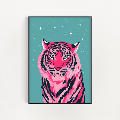 Starry Tiger Print