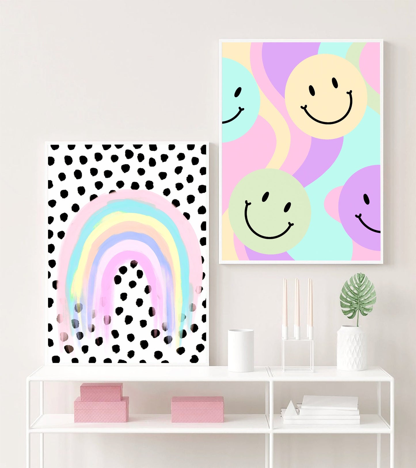 Spot Pastel Rainbow