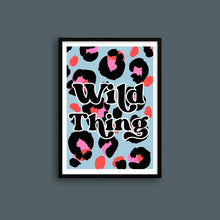 Load image into Gallery viewer, Wild Thing Leopard Blue Print
