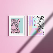 Load image into Gallery viewer, Hello Pastel Rainbow Spots Print
