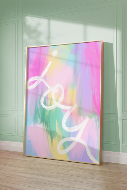 Rainbow Abstract Joy Print