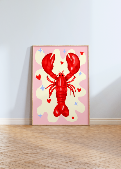 Lobster Love Print