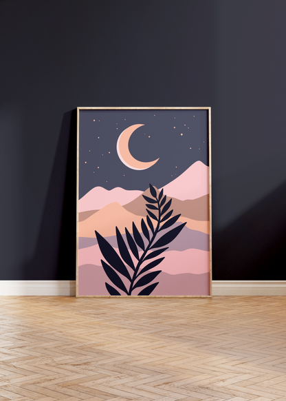 Dusky Moonscape Print