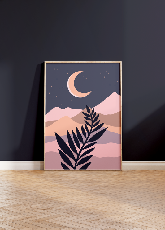 Dusky Moonscape Print