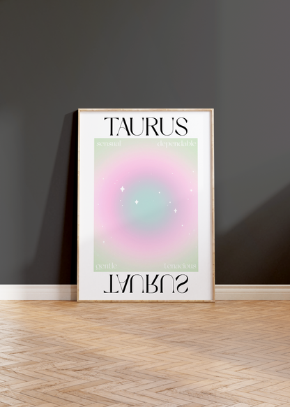 Taurus Zodiac Print